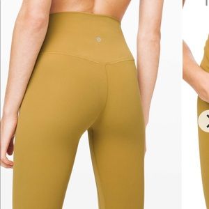 Lululemon align II 25” grape leaf size 6